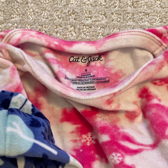 Cat & Jack Set of 6 pairs Cozy Soft Kids Pajama Set size 8 - Picture 5 of 8